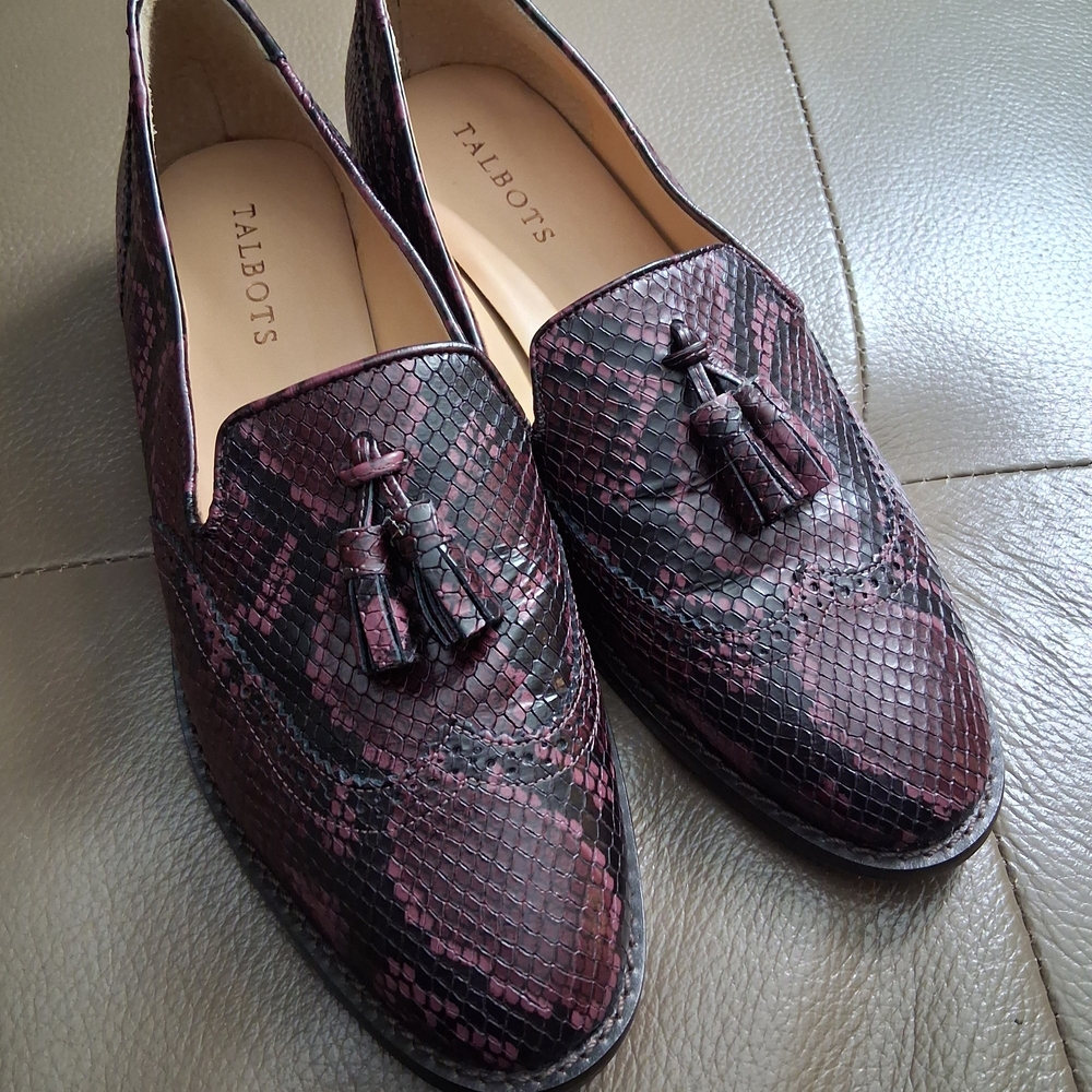 Talbots Burgundy Loafers for Men